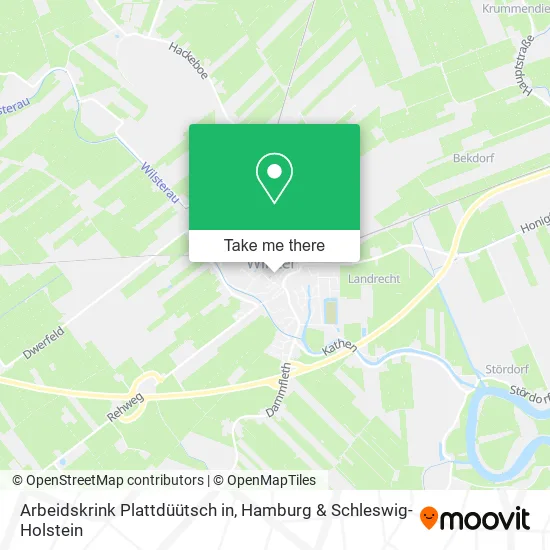 Карта Arbeidskrink Plattdüütsch in