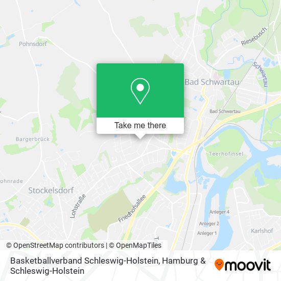 Карта Basketballverband Schleswig-Holstein