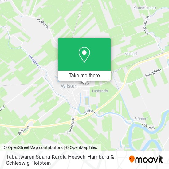 Tabakwaren Spang Karola Heesch map