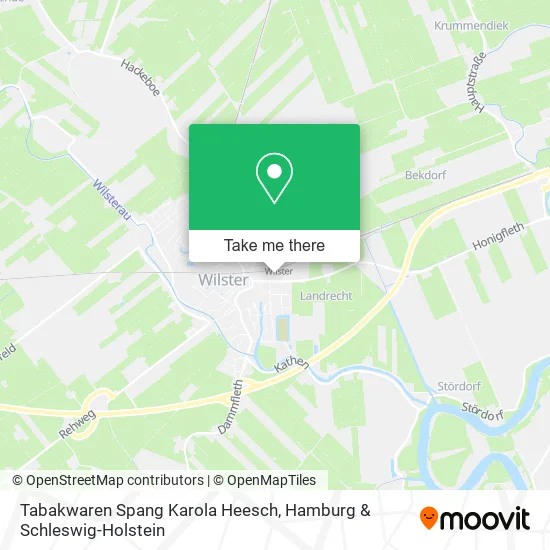 Карта Tabakwaren Spang Karola Heesch