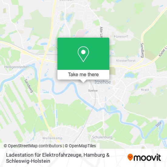Ladestation für Elektrofahrzeuge map