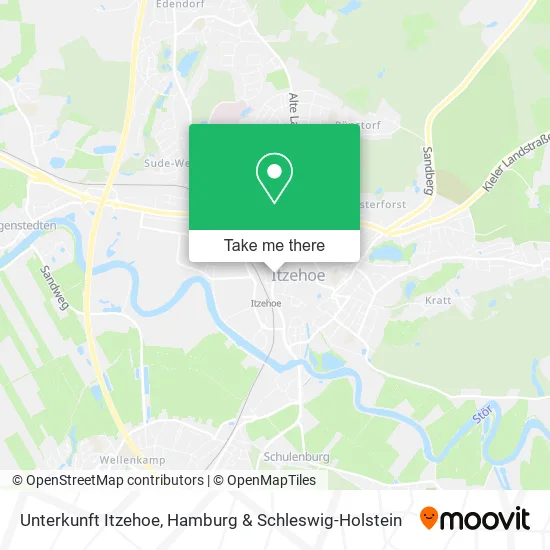 Карта Unterkunft Itzehoe