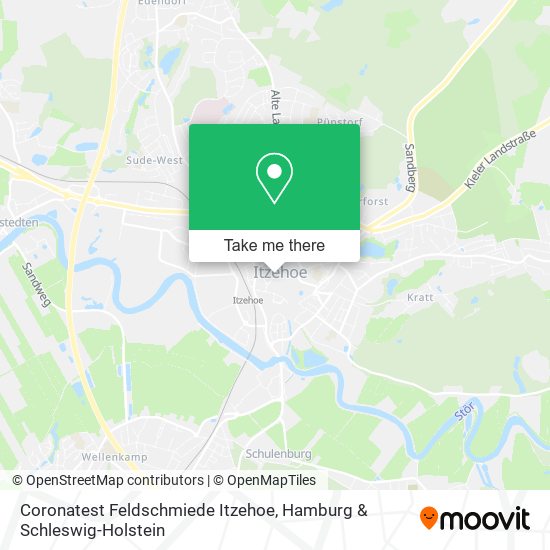 Карта Coronatest Feldschmiede Itzehoe