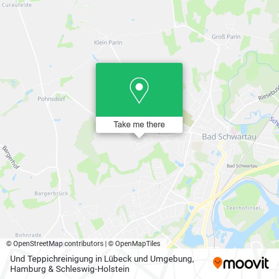 Und Teppichreinigung in Lübeck und Umgebung map