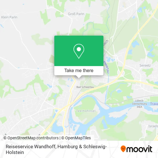 Карта Reiseservice Wandhoff