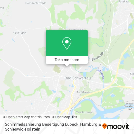 Карта Schimmelsanierung Beseitigung Lübeck