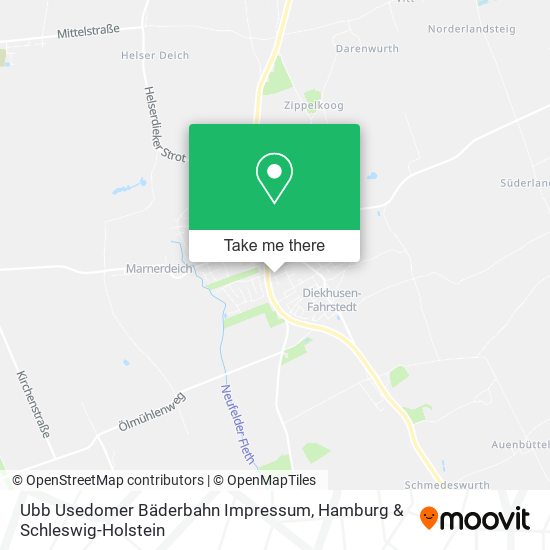 Ubb Usedomer Bäderbahn Impressum map