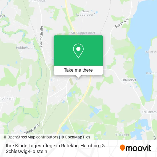 Карта Ihre Kindertagespflege in Ratekau