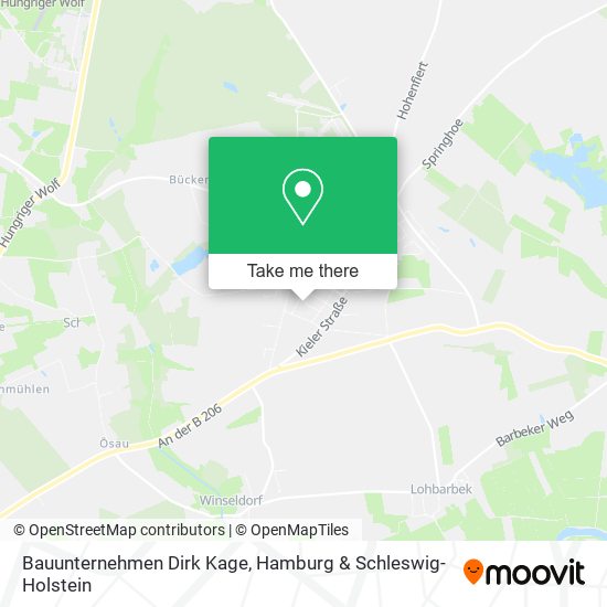 Bauunternehmen Dirk Kage map