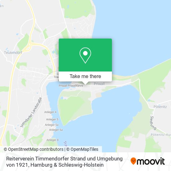 Reiterverein Timmendorfer Strand und Umgebung von 1921 map