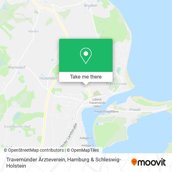 Travemünder Ärzteverein map