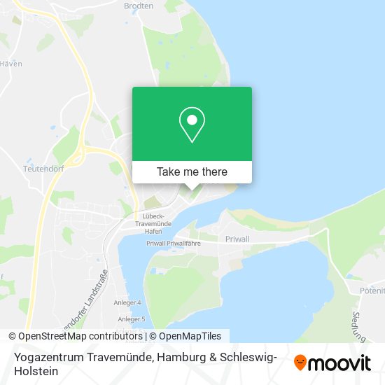 Карта Yogazentrum Travemünde