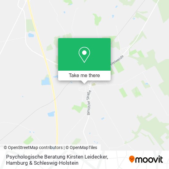 Psychologische Beratung Kirsten Leidecker map