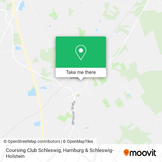 Coursing Club Schleswig map