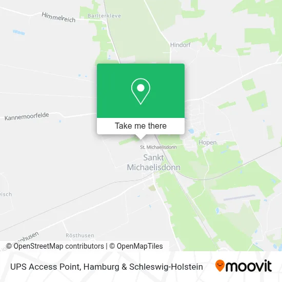 UPS Access Point map