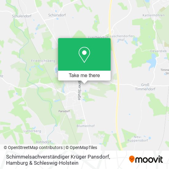 Schimmelsachverständiger Krüger Pansdorf map