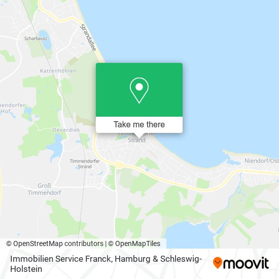 Immobilien Service Franck map
