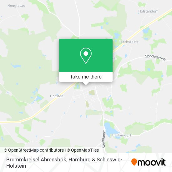 Brummkreisel Ahrensbök map