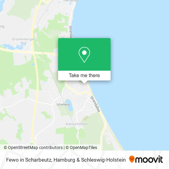 Карта Fewo in Scharbeutz