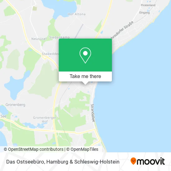 Карта Das Ostseebüro