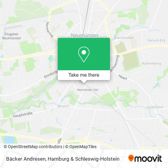 Карта Bäcker Andresen