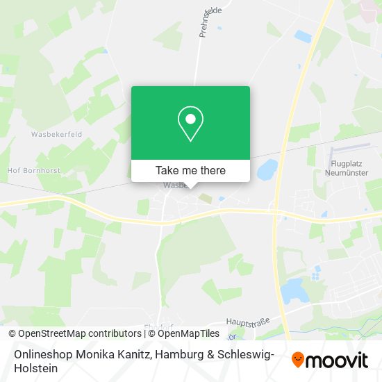 Onlineshop Monika Kanitz map