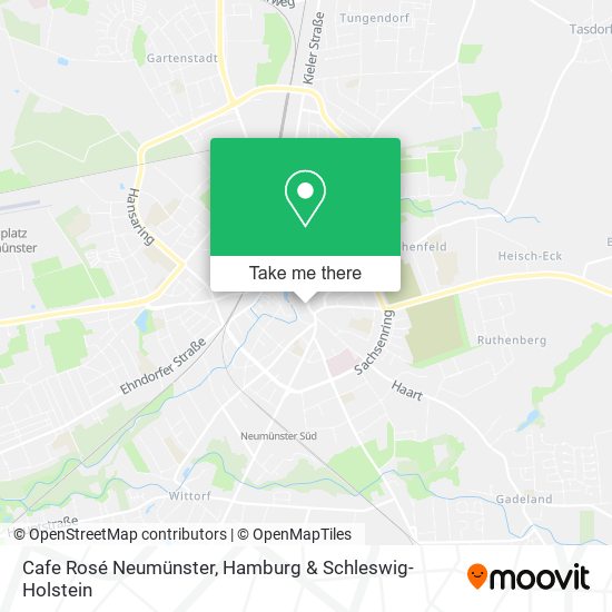 Cafe Rosé Neumünster map