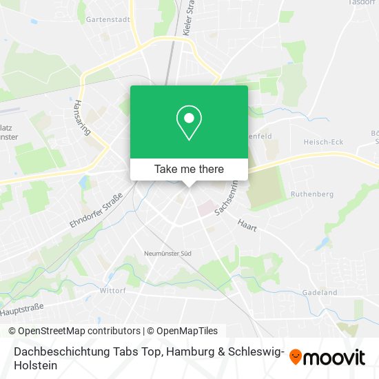 Dachbeschichtung Tabs Top map