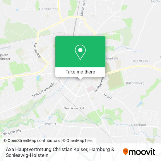 Карта Axa Hauptvertretung Christian Kaiser