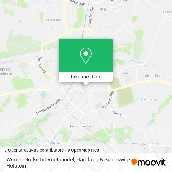 Карта Werner Horke Internethandel