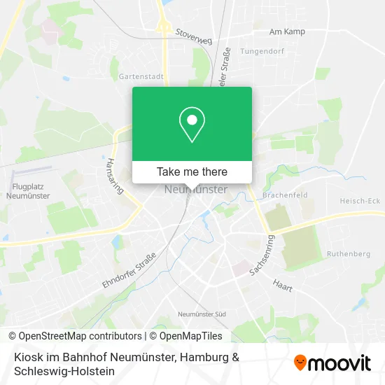 Карта Kiosk im Bahnhof Neumünster