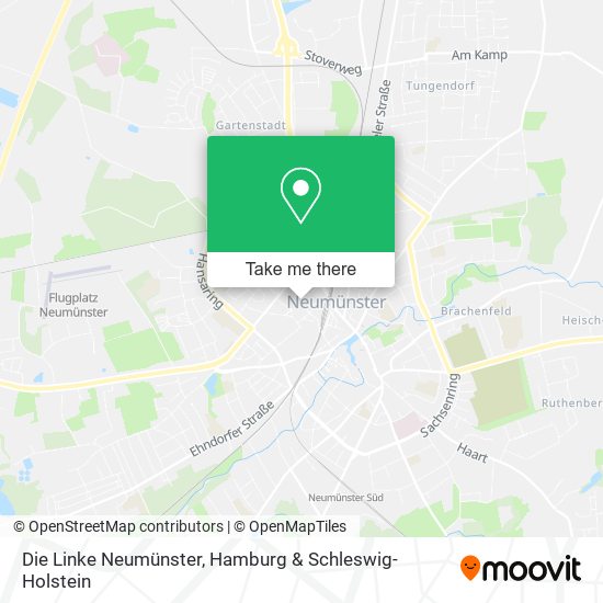 Die Linke Neumünster map