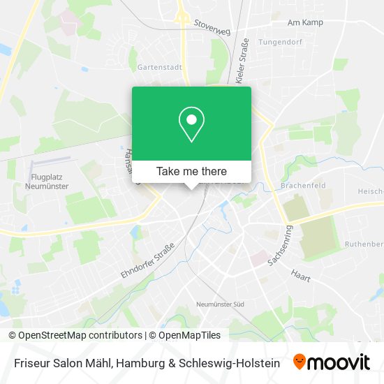Friseur Salon Mähl map