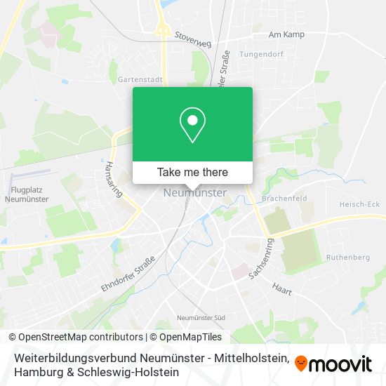 Карта Weiterbildungsverbund Neumünster - Mittelholstein