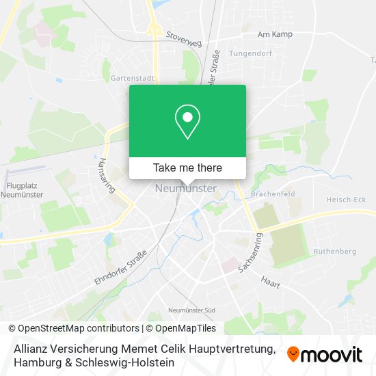 Allianz Versicherung Memet Celik Hauptvertretung map