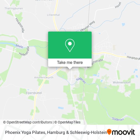 Phoenix Yoga Pilates map