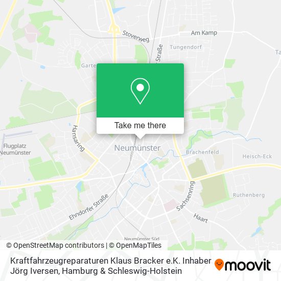 Kraftfahrzeugreparaturen Klaus Bracker e.K. Inhaber Jörg Iversen map