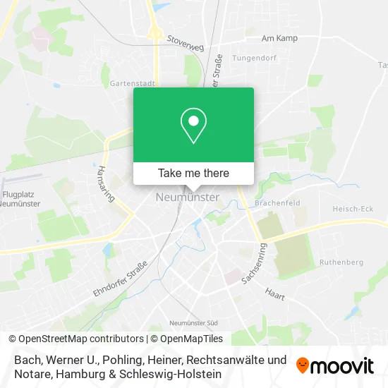 Карта Bach, Werner U., Pohling, Heiner, Rechtsanwälte und Notare