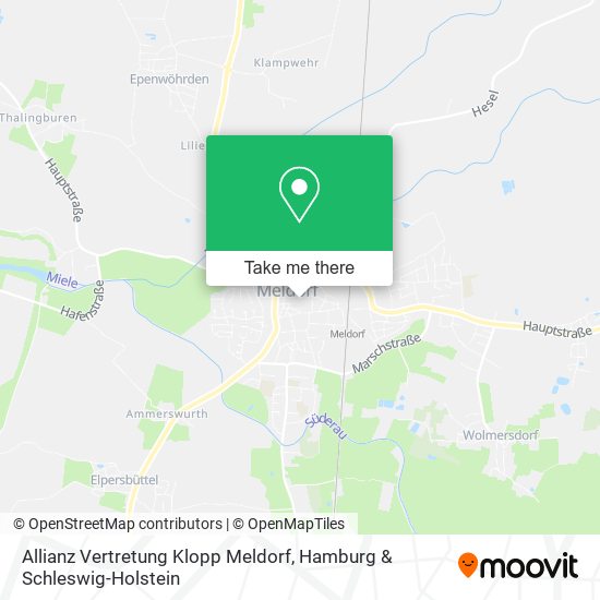 Allianz Vertretung Klopp Meldorf map