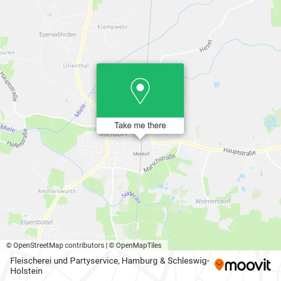 Карта Fleischerei und Partyservice