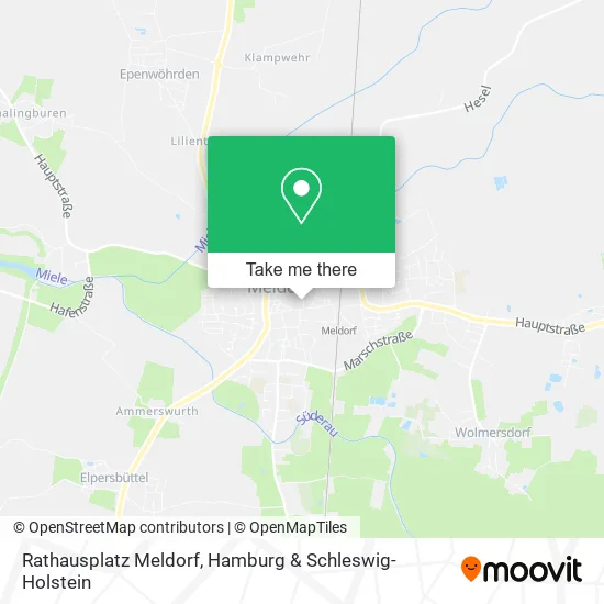 Rathausplatz Meldorf map