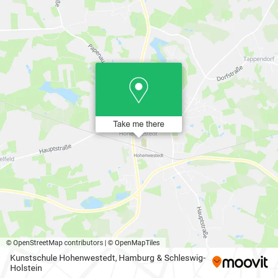 Карта Kunstschule Hohenwestedt