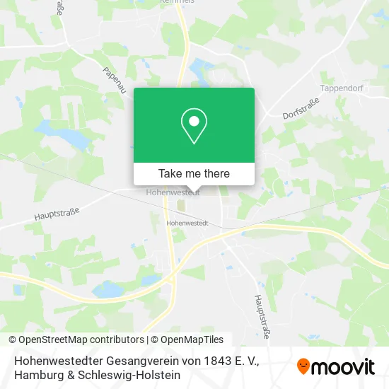 Hohenwestedter Gesangverein von 1843 E. V. map