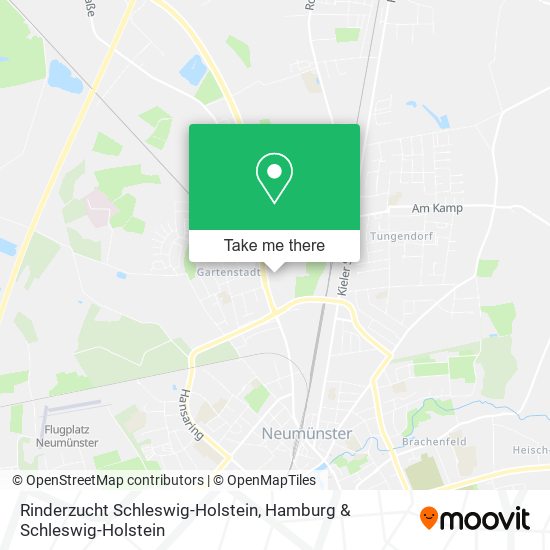 Rinderzucht Schleswig-Holstein map
