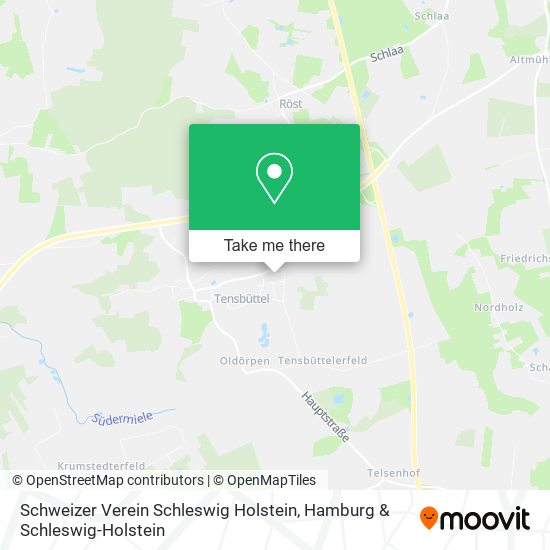 Карта Schweizer Verein Schleswig Holstein