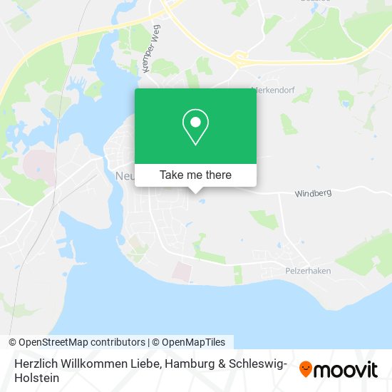 Herzlich Willkommen Liebe map