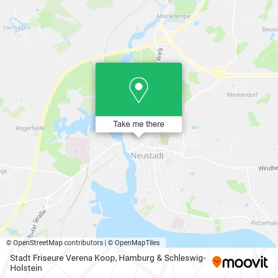 Карта Stadt Friseure Verena Koop