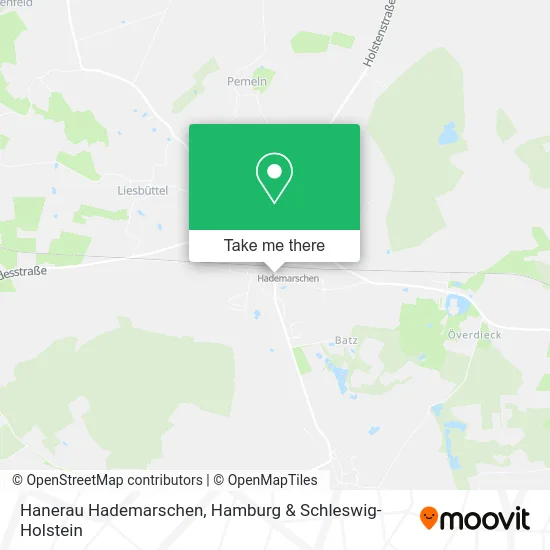 Карта Hanerau Hademarschen