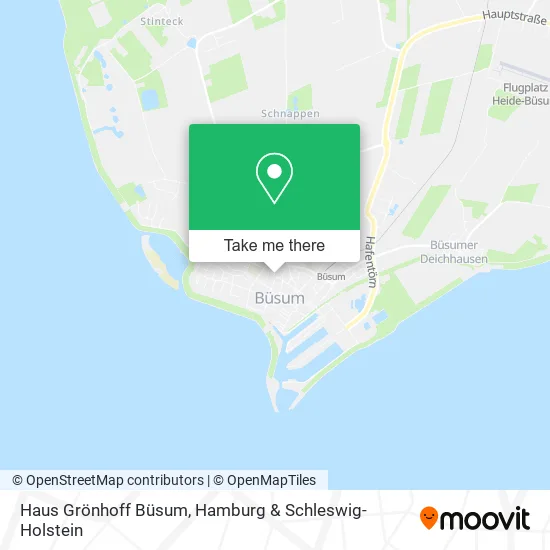 Карта Haus Grönhoff Büsum