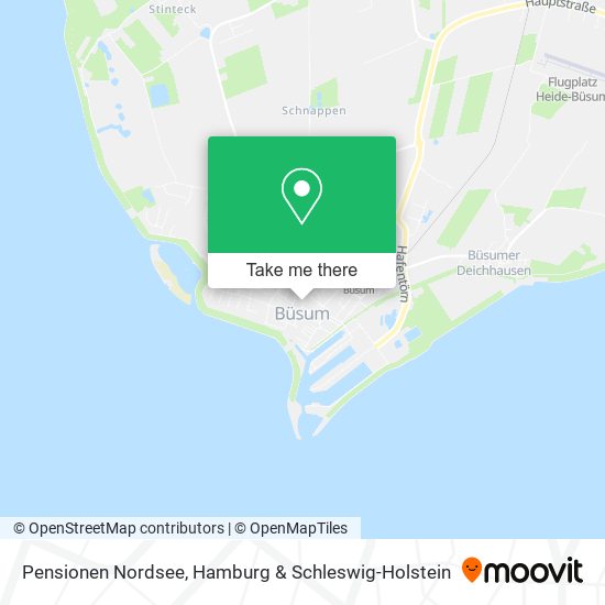 Pensionen Nordsee map